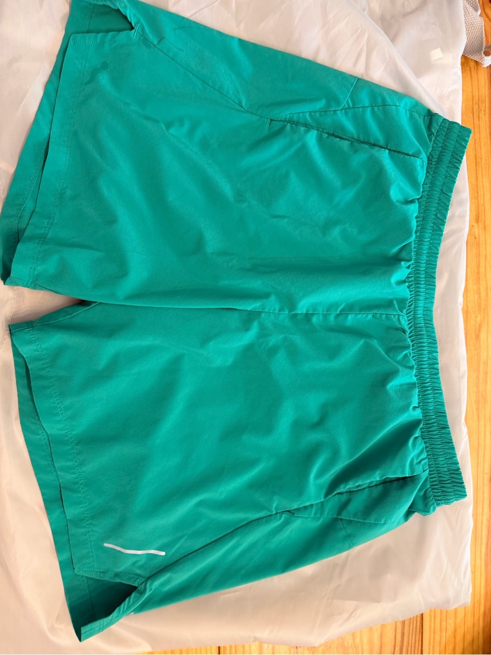 all in motion Men's Teal Performance Running Shorts